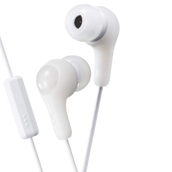JVC Hörlurar FX7M Gumy Plus In-Ear Mic Vit