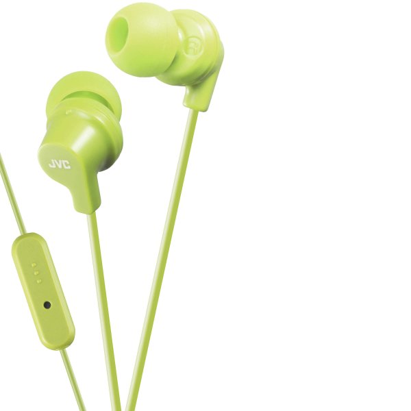 JVC Hörlurar FR15 In-Ear Remote Mic Grön