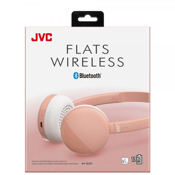 JVC Hörlurar On-Ear S22 Trådlös Rosa