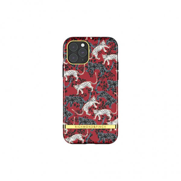 Richmond & Finch iPhone 11 Pro Skal Samba Red Leopard