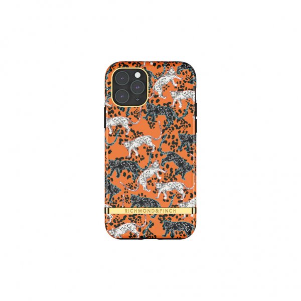 Richmond & Finch iPhone 11 Pro Skal Orange Leopard