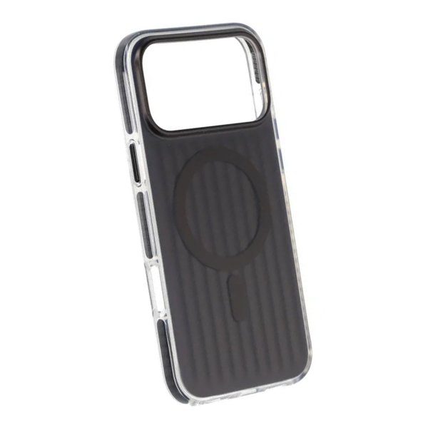iPhone 17 Pro Max Skal Korrugerad MagSafe Svart
