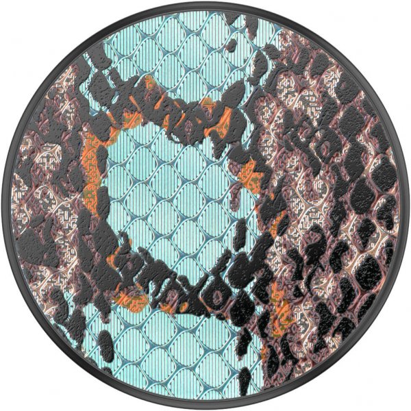 Popsockets PopGrip Embossed Metal Water Snake