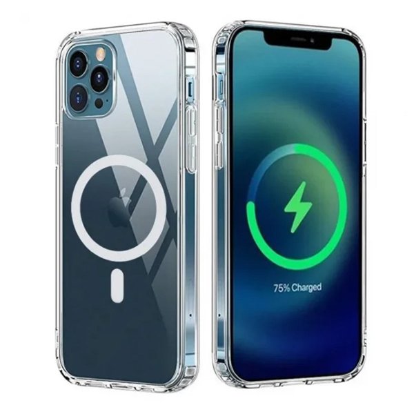 iPhone 12/iPhone 12 Pro Skal TPU MagSafe Transparent