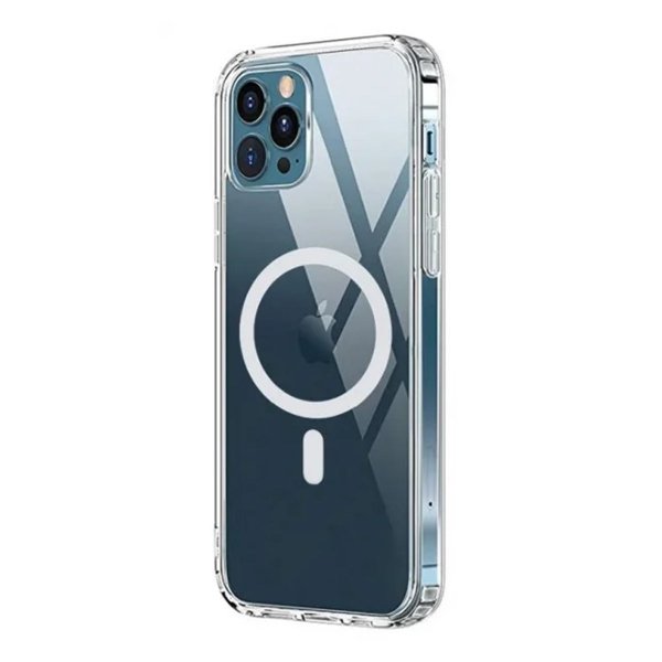 iPhone 12/iPhone 12 Pro Skal TPU MagSafe Transparent