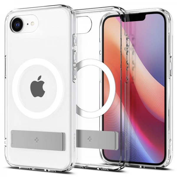 Spigen iPhone 16e/17e Skal Ultra Hybrid S MagFit Clear White