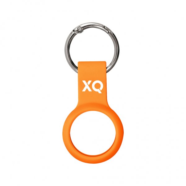 Xqisit AirTag Hållare Silicone Case Orange