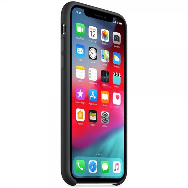 Apple Original iPhone X/Xs Skal Silicone Case Svart