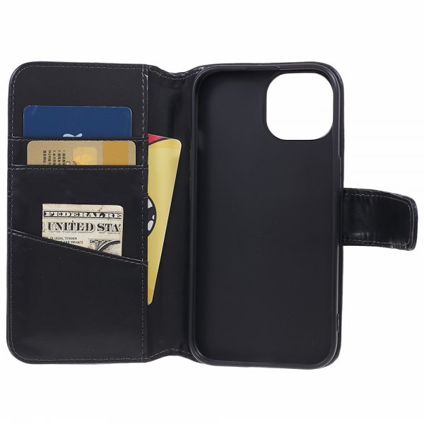Nordic Covers iPhone 12 Mini Fodral Essential Leather Raven Black