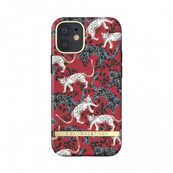 Richmond & Finch iPhone 12 Mini Skal Samba Red Leopard