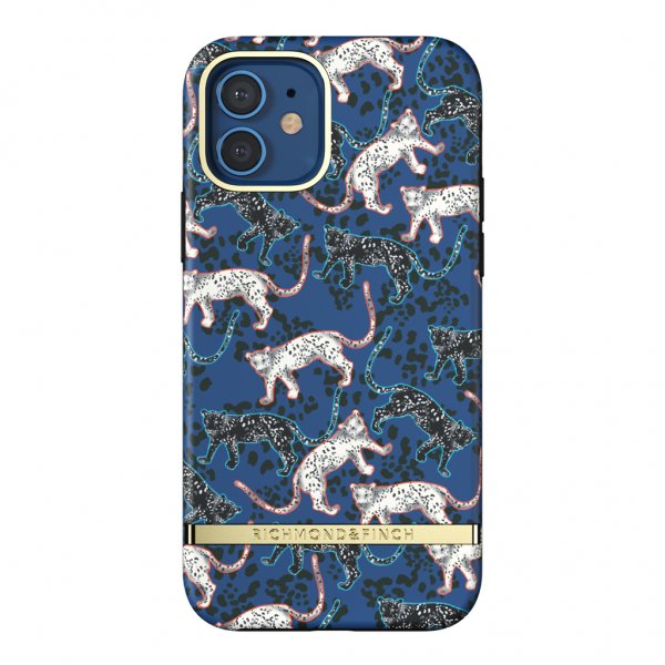Richmond & Finch iPhone 12/iPhone 12 Pro Skal Blue Leopard