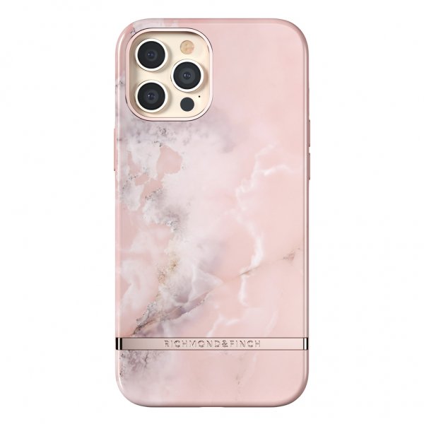Richmond & Finch iPhone 12 Pro Max Skal Pink Marble
