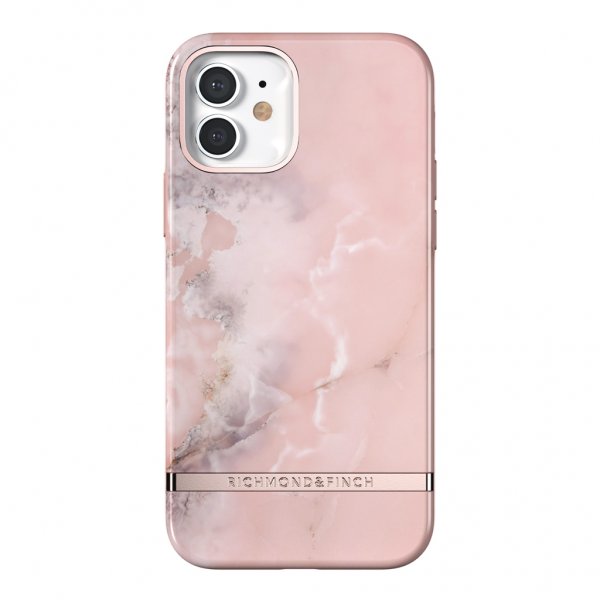 Richmond & Finch iPhone 12/iPhone 12 Pro Skal Pink Marble