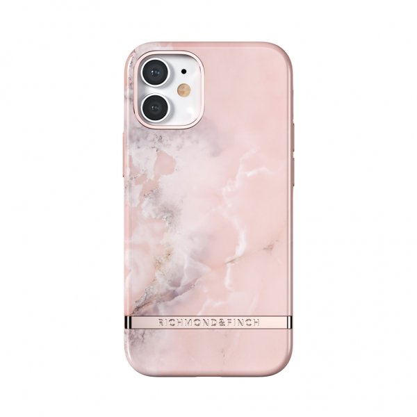 Richmond & Finch iPhone 12 Mini Skal Pink Marble