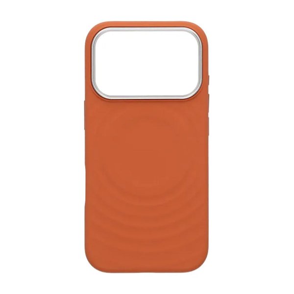 iPhone 17 Pro Skal Silikon MagSafe Orange