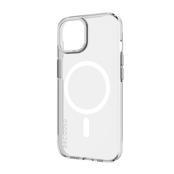 Decoded iPhone 15 Skal Recycled Plastic Clear Case Transparent