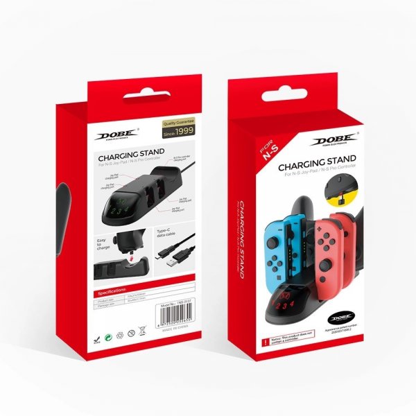 Dobe 5-i-1 Nintendo Switch Kontroller Laddningsstation