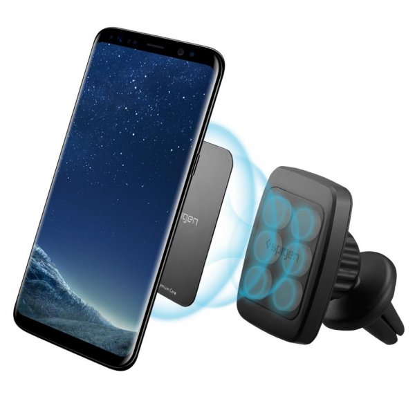 Spigen Kuel H12 Magnetisk Bilhållare Luftventilmontering Svart