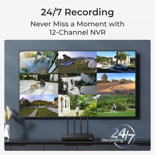 Reolink NVS12W (RLN12W) 12-Channel Wi-Fi 6 NVR
