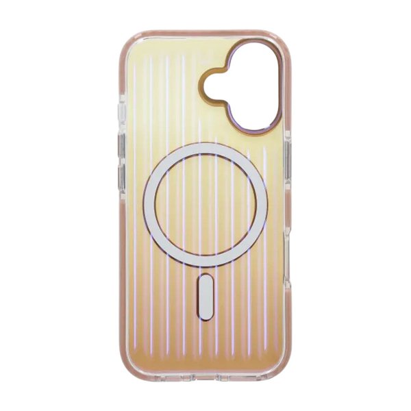 iPhone 17 Skal Korrugerad MagSafe Guld