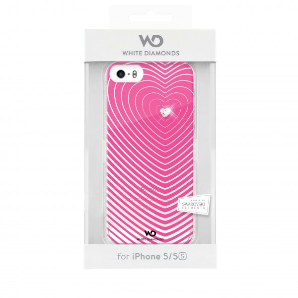 White Diamonds iPhone 5/5S/SE 2016 Skal Heartbeat Rosa