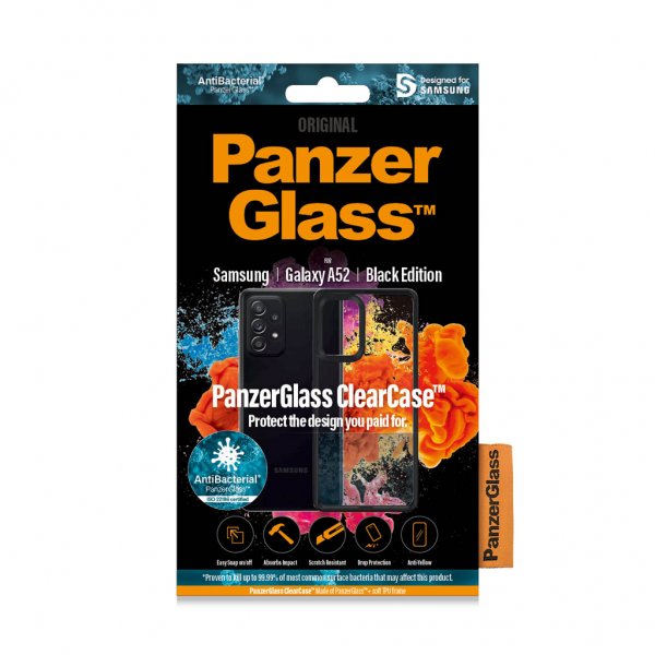 PanzerGlass Samsung Galaxy A52/A52s 5G Skal ClearCase Black Edition