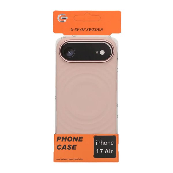 iPhone Air Skal Silikon MagSafe Rosa