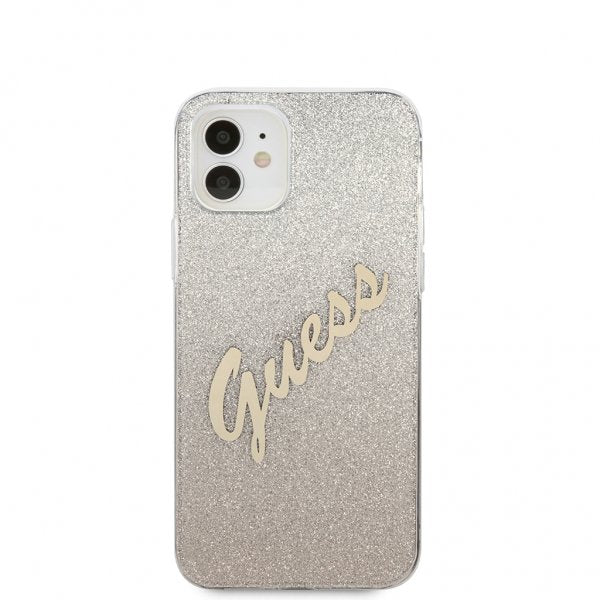 Guess iPhone 12 Mini Skal Vintage Gradient Guld