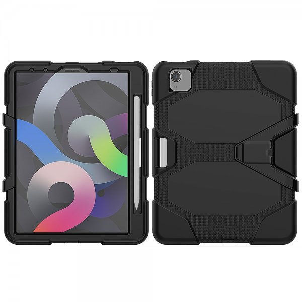 iPad Air 10.9 (gen 4/5) Skal Heavy Duty Armor Svart