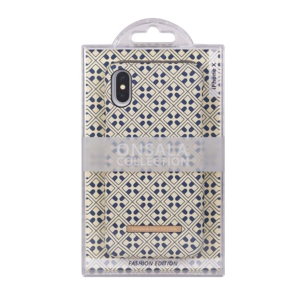 Onsala iPhone X/Xs Skal Fashion Edition Blue Marocco