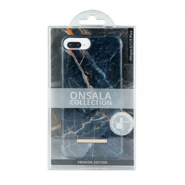 Onsala iPhone 6/6S Plus/iPhone 7 Plus/iPhone 8 Plus Skal Fashion Edition Grey Marble