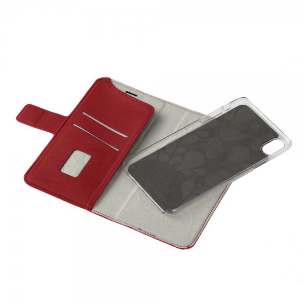 Onsala iPhone Xr Fodral Fashion Edition Löstagbart Skal Saffiano Röd