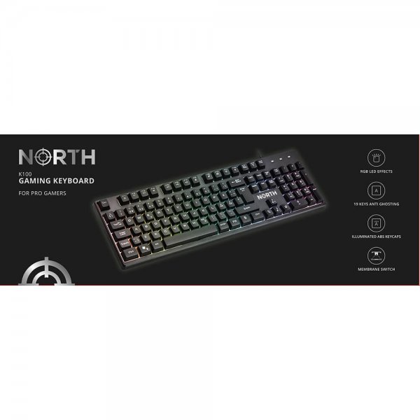 North Gaming Tangentbord K100 RGB