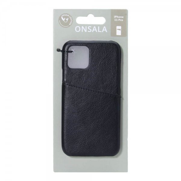 Onsala iPhone 11 Pro Skal med ett Kortfack Svart