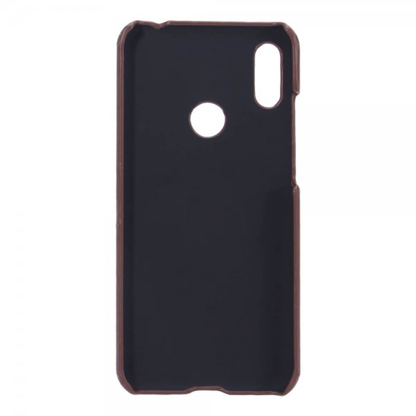 Onsala Huawei Y6 2019 Skal med ett Kortfack Brun