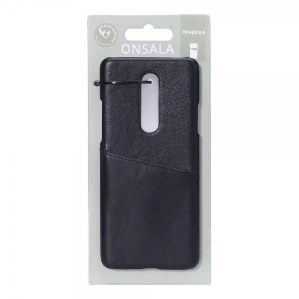 Onsala OnePlus 8 Skal med ett Kortfack Svart
