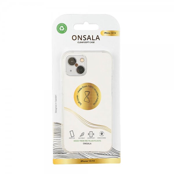 Onsala iPhone 13/iPhone 14 Skal Återvunnen TPU Transparent
