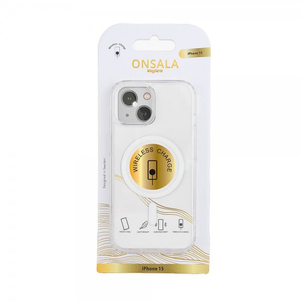 Onsala iPhone 15 Skal MagSeries Transparent