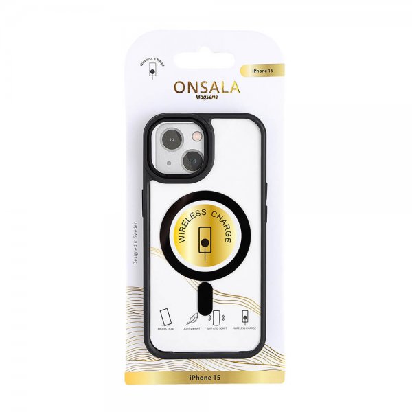 Onsala iPhone 15 Skal Bumper MagSeries Svart