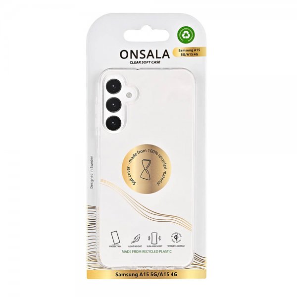 Onsala Samsung Galaxy A15 Skal Återvunnen TPU Transparent
