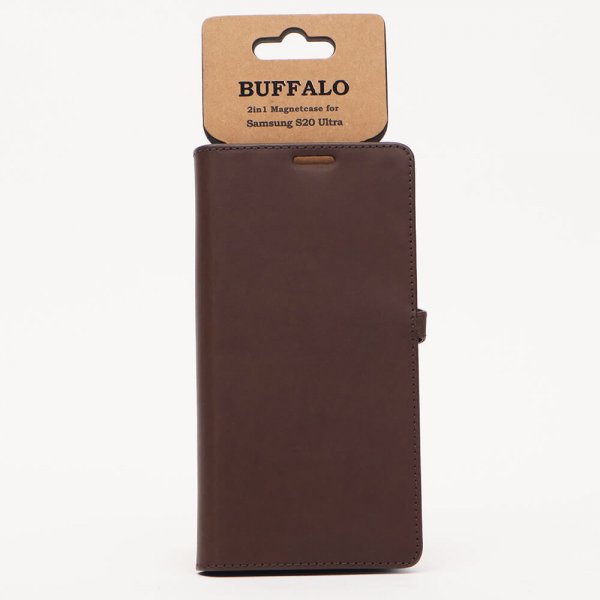 Buffalo Samsung Galaxy S20 Ultra Fodral 2in1 Magnet Case Brun
