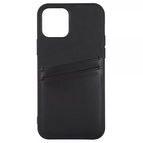 Buffalo iPhone 12/iPhone 12 Pro Skal Backcover with Card Slots Svart