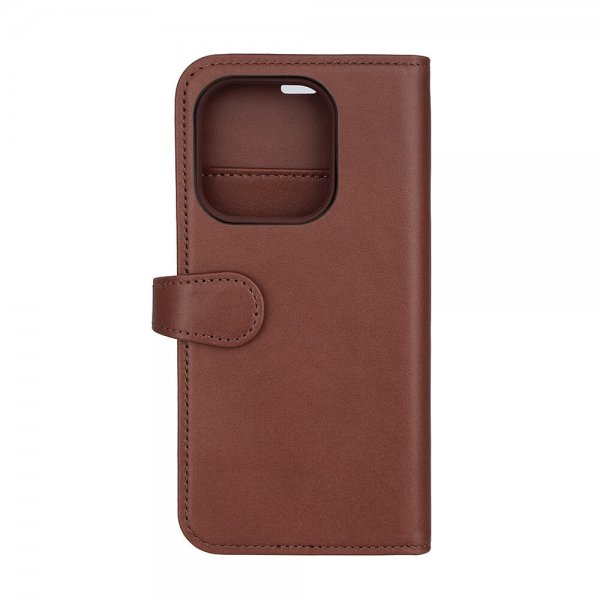 Buffalo iPhone 15 Pro Fodral 3 Kortfack Löstagbart Skal MagSeries Brun