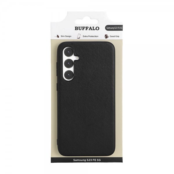 Buffalo Samsung Galaxy S23 FE Skal PU Svart