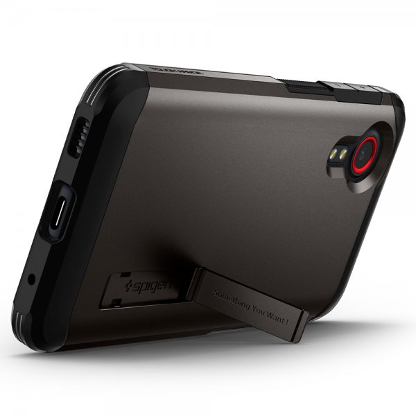 Spigen Samsung Galaxy XCover 5 Skal Tough Armor Gunmetal