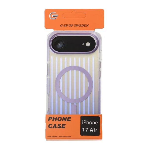 iPhone Air Skal Korrugerad MagSafe Ljuslila