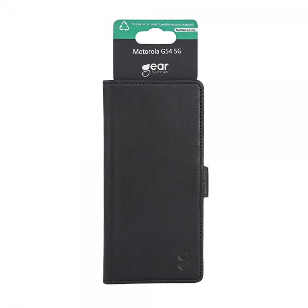 Gear Motorola Moto G54 Fodral 3 Kortfack Svart