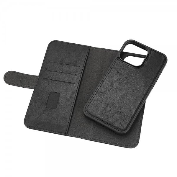 Gear iPhone 15 Pro Max Fodral 3 Kortfack Löstagbart Skal MagSeries Svart