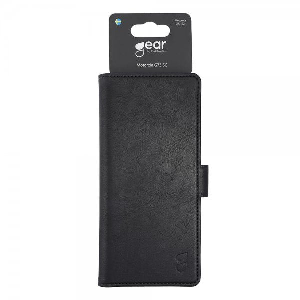 Gear Motorola Moto G73 5G Fodral 3 Kortfack Svart