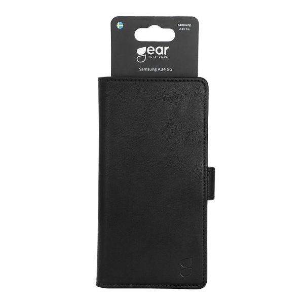 Gear Samsung Galaxy A34 5G Fodral 3 Kortfack Svart